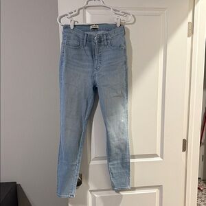 Madewell Light Blue High-Rise Skinny Jeans